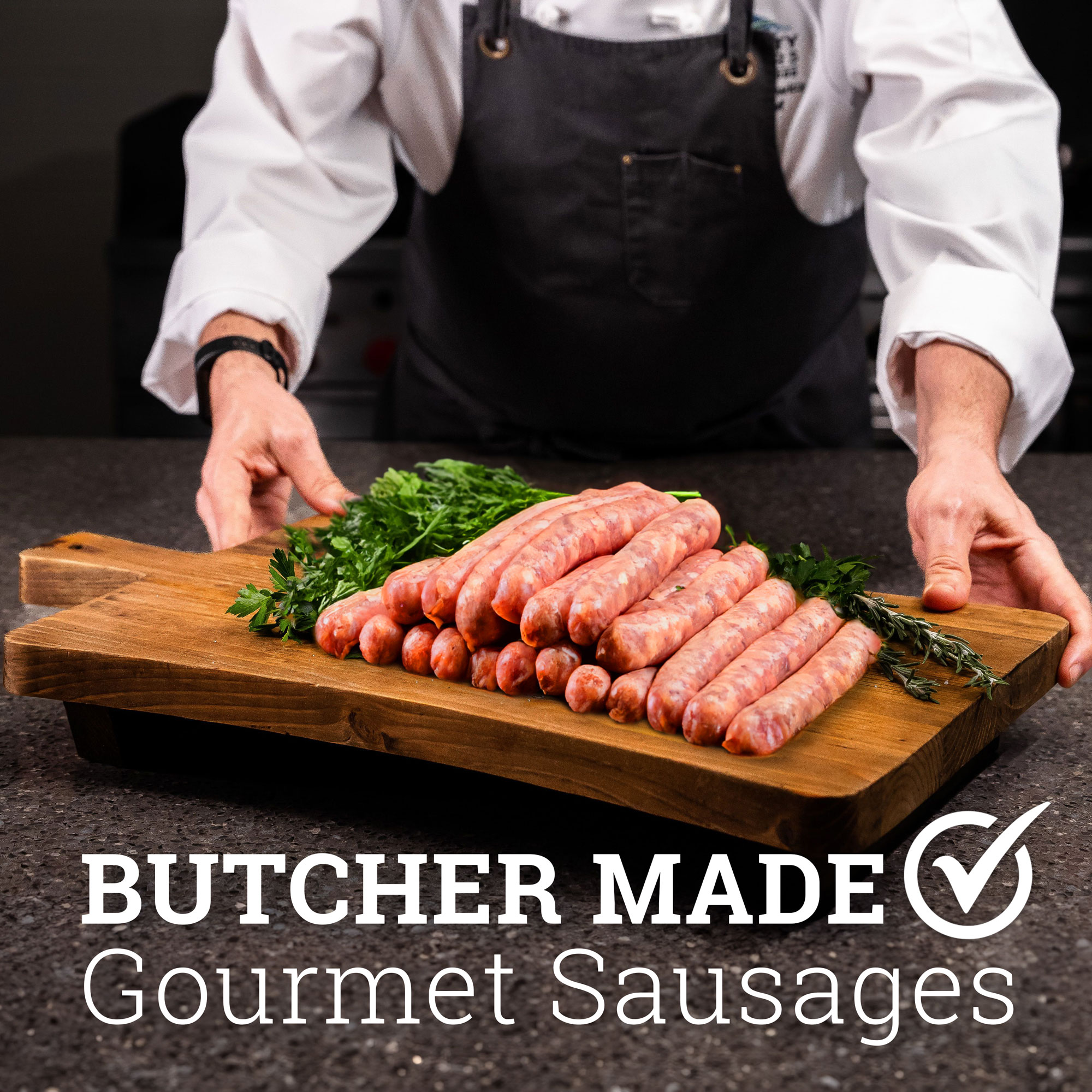 Indulge your culinary creativity with butcher-made sausages